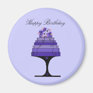 Eleganter Kuchen auf einem Kuchengestell Magnet