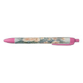 Eleganter Kugelschreiber mit individuellem Blumend (Unterseite)
