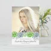 Eleganter, kulinarischer Garten im Locarno Dankeskarte (Stehend Vorderseite)