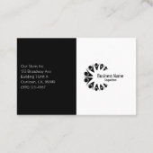 Eleganter Kundendanke Visitenkarte (Rückseite)