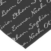 Eleganter kundenspezifischer Text Kurzer Tischläufer (Ecke)