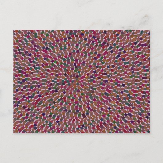 Eleganter Künstler erschuf Energy Texture GOODLUCK Postkarte (Vorderseite)