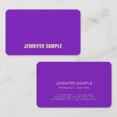 Eleganter künstlerischer Entwurfs-erstklassiger Visitenkarte (Vorne/Hinten)