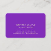 Eleganter künstlerischer Entwurfs-erstklassiger Visitenkarte (Rückseite)