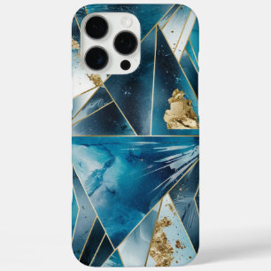 Eleganter Kupfer   Feminine Opulent Aquamarin Gold iPhone 16 Pro Max Hülle