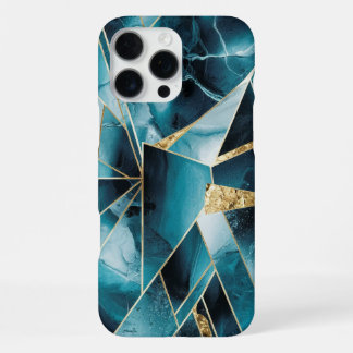Eleganter Kupfer | Feminine Opulent Aquamarin Gold iPhone 16 Pro Max Hülle