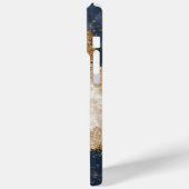 Eleganter Kupfer | Girly Rose Gold Marmor Case-Mate iPhone Hülle (Rückseite / Links)