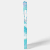 Eleganter Kupfer | Girly Rose Gold Marmor Case-Mate iPhone Hülle (Rückseite / Links)