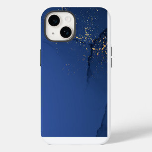 Eleganter Kupfer Girly Rose Gold Marmor iPhone 14 Hülle