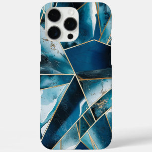 Eleganter Kupfer   Opulous Aquamarin Gold von Frau iPhone 16 Pro Max Hülle