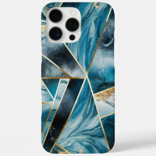 Eleganter Kupfer Opulous Aquamarin Gold von Frau iPhone 16 Pro Max Hülle