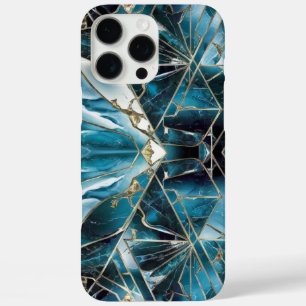 Eleganter Kupfer   Opulous Aquamarin Gold von Frau iPhone 16 Pro Max Hülle