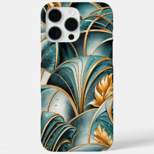 Eleganter Kupfer   Opulous Aquamarin Gold von Frau iPhone 16 Pro Max Hülle