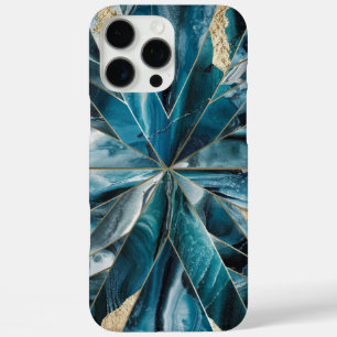 Eleganter Kupfer   Opulous Aquamarin Gold von Frau iPhone 16 Pro Max Hülle