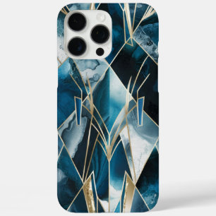 Eleganter Kupfer   Opulous Aquamarin Gold von Frau iPhone 16 Pro Max Hülle