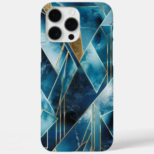 Eleganter Kupfer Opulous Aquamarin Gold von Frau iPhone 16 Pro Max Hülle