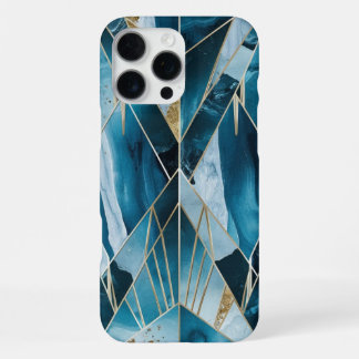 Eleganter Kupfer | Opulous Aquamarin Gold von Frau iPhone 16 Pro Max Hülle
