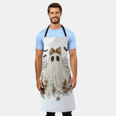 Eleganter Lace Ghost mit Bow | Floral Ghost Schürze (Getragen)