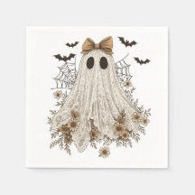Eleganter Lace Ghost mit Bow | Floral Ghost