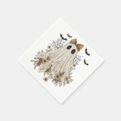 Eleganter Lace Ghost mit Bow | Floral Ghost Serviette (Ecke)