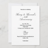 ELEGANTER LACE SIEHT JAHRESKUCH MIT FLORALISCHER O EINLADUNG (Rückseite)