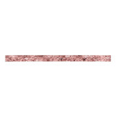 Eleganter Lachs Rosa Glitzer Sparkle Satinband (Vorderseite)