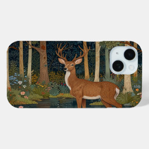 Eleganter ländlicher Hirsch Boho Wald Forstgrün Case-Mate iPhone Hülle
