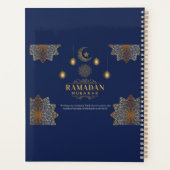 Eleganter Laternen-Glanz-Ramadan-Gruß  Planer (Rückseite)