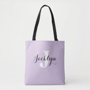 Eleganter Lavendel-Name Tasche