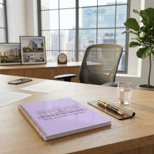 Eleganter Lavendel-Planer mit architektonischem De Planer