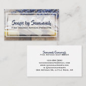 Eleganter Lavender Artisan Soap Maker Visitenkarte (Vorne/Hinten)