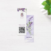 Eleganter Lavender Handmade mit Liebe Product Card (Schreibtisch)