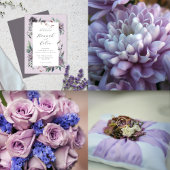 Eleganter Lavender Lila Botanischer Garten Geschenkanhänger