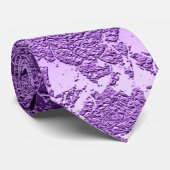 Eleganter Lavender Lila Moderne Hochzeit Krawatte (Gerollt)