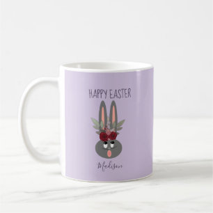 Eleganter Lavender Lila Ostern Personalisiert Kaffeetasse