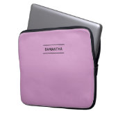 Eleganter Lavender mit dem Namen Laptop-Sieb Laptopschutzhülle (Vorderseite Links)