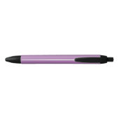 Eleganter Lavender und Name des schwarzen Skripts Kugelschreiber (Rückseite)