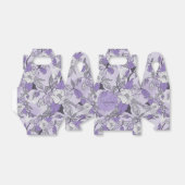 Eleganter Lavender & White Floral Gable Gevor Box Geschenkschachtel (Ungefaltet)
