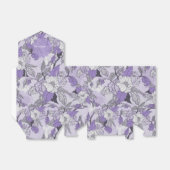 Eleganter Lavender & White Floral Zelt Gefallen Bo Geschenkschachtel (Ungefaltet)