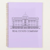 Eleganter Lavenderplaner mit architektonischem Des Planer (Vorderseite)