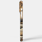 Eleganter Lederseher am Fluss Case-Mate iPhone Hülle (Rückseite / Links)