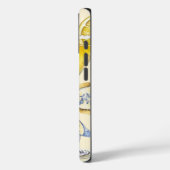 Eleganter Lemon Drop Martini Monogramm Case-Mate iPhone Hülle (Rückseite / Links)