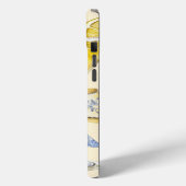 Eleganter Lemon Drop Martini Monogramm Case-Mate iPhone Hülle (Rückseite / Links)