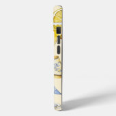 Eleganter Lemon Drop Martini Monogramm Case-Mate iPhone Hülle (Rückseite / Links)