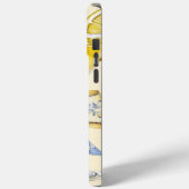 Eleganter Lemon Drop Martini Monogramm Case-Mate iPhone Hülle (Rückseite / Links)