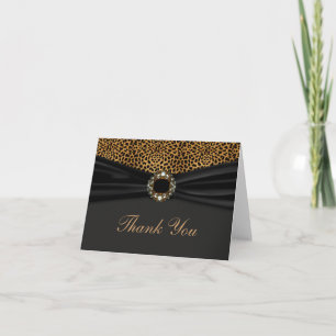 Eleganter Leopard Danke