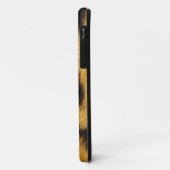 Eleganter Leopard-Druck-Monogramm-Skript iPhone Case-Mate iPhone Hülle (Hinten/Links)