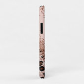 Eleganter Leopardenprint und Glitzernd Case-Mate iPhone Hülle (Hinten/Rechts)