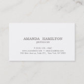 Eleganter, lichtdurchfluteter PINK GLITZER BEAUTY Visitenkarte (Rückseite)