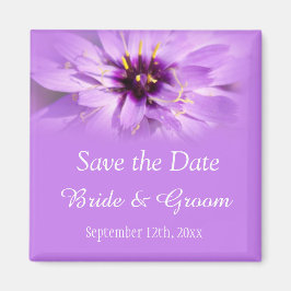 Eleganter, lila Abend Save the Date Magnet